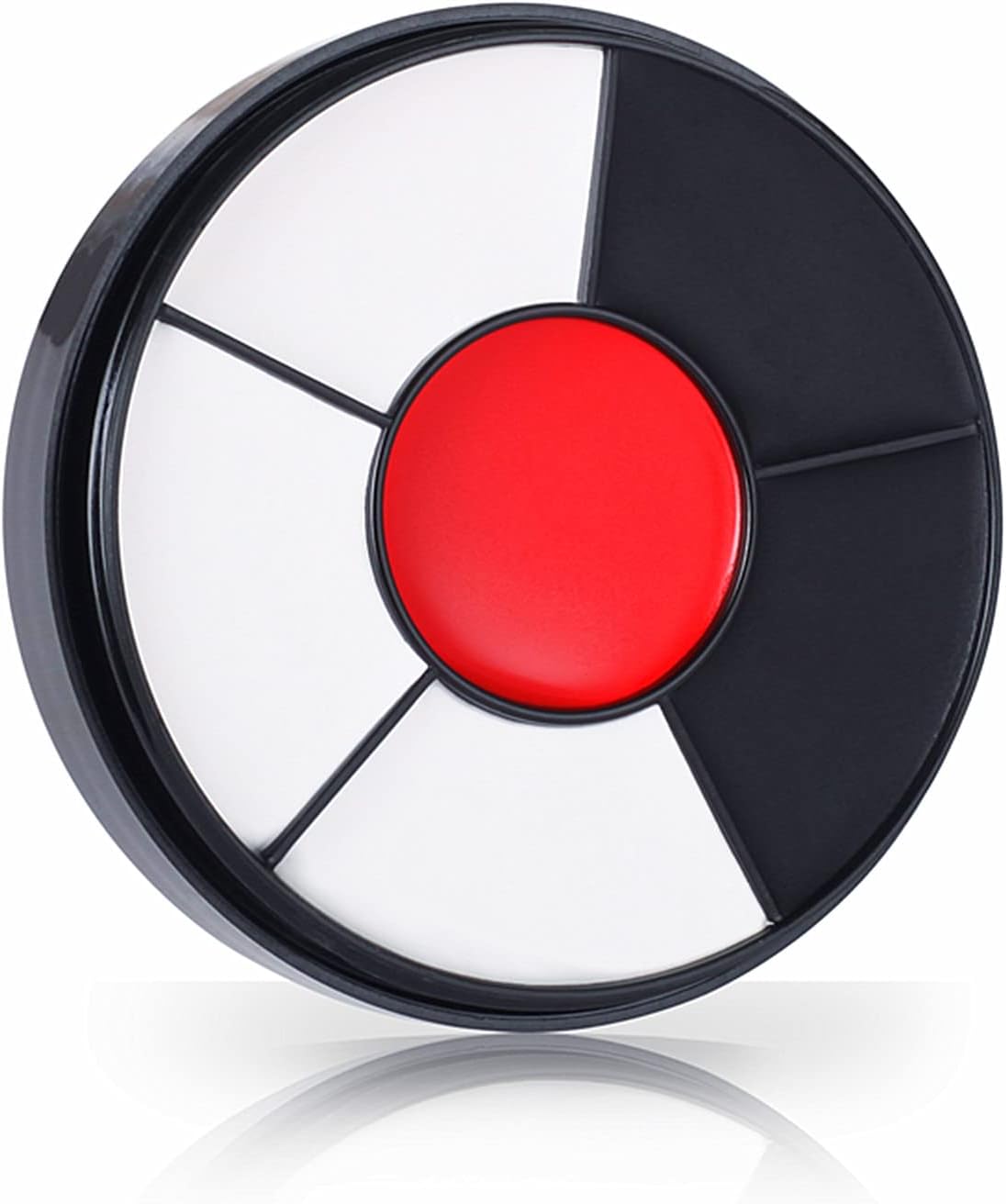 Go Ho White Black Red Colors 3 In 1 Body Paint Set,3 Colors Face Paint Wheel for Special Effects,Zombie Vampire Skeleton Halloween Costume Clown Makeup Body Paint