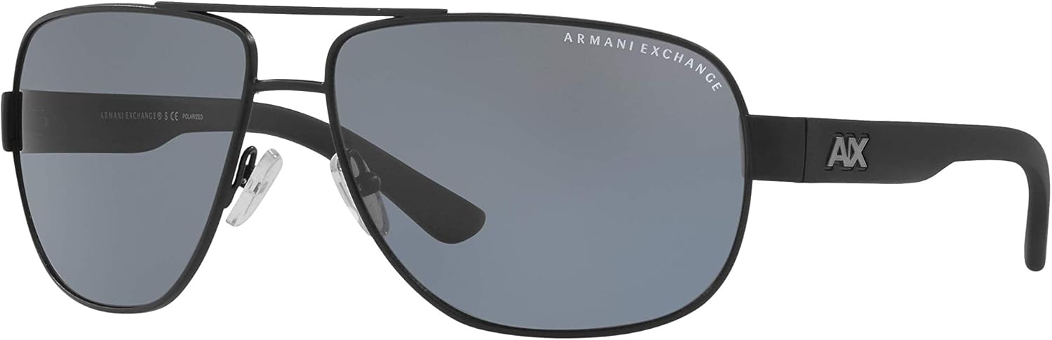 Armani Exchange Men's Ax2012s Rectangular Sunglasses