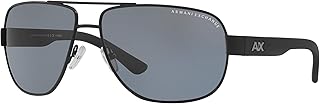Armani Exchange Men's Ax2012s Rectangular Sunglasses