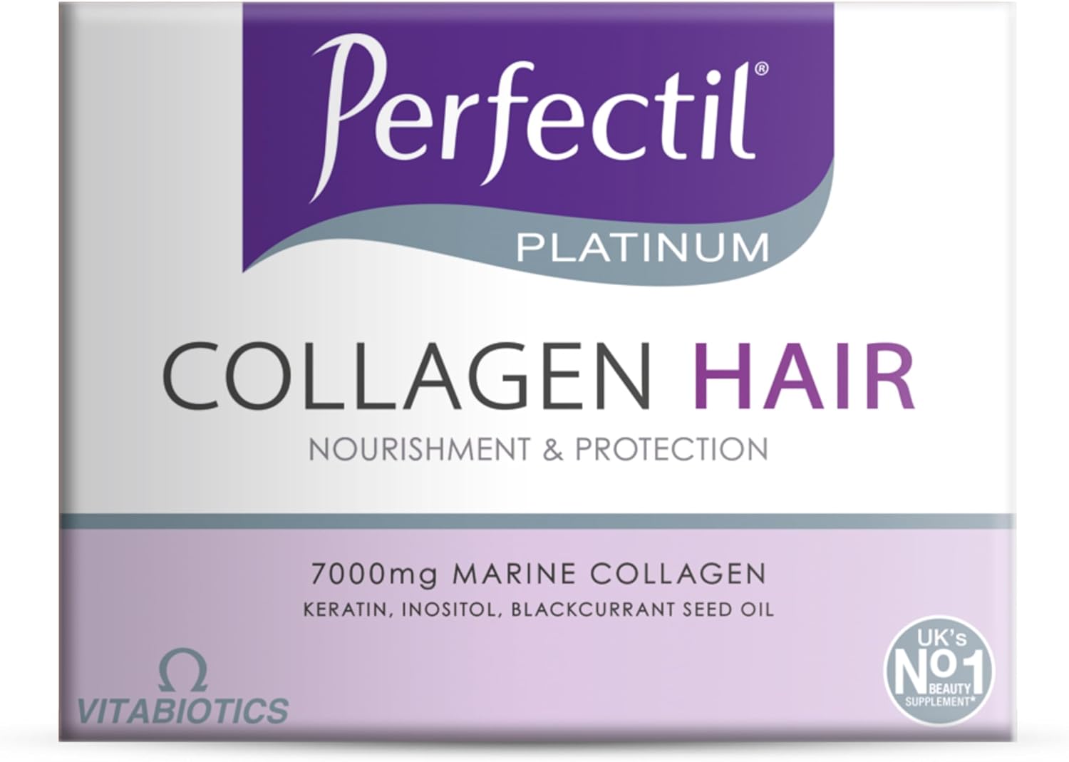 Perfectil Platinum Collagen Drink Supplement for Women Hair - 10 x 50 ml vials