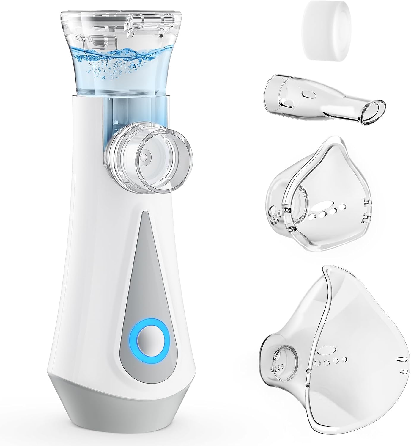 Nebuliser Machine for Adults & Kids, Spray Nebuliser with Charging Function, Handheld Inhaler Easy to Use & Clean, Suit for Home & Travel