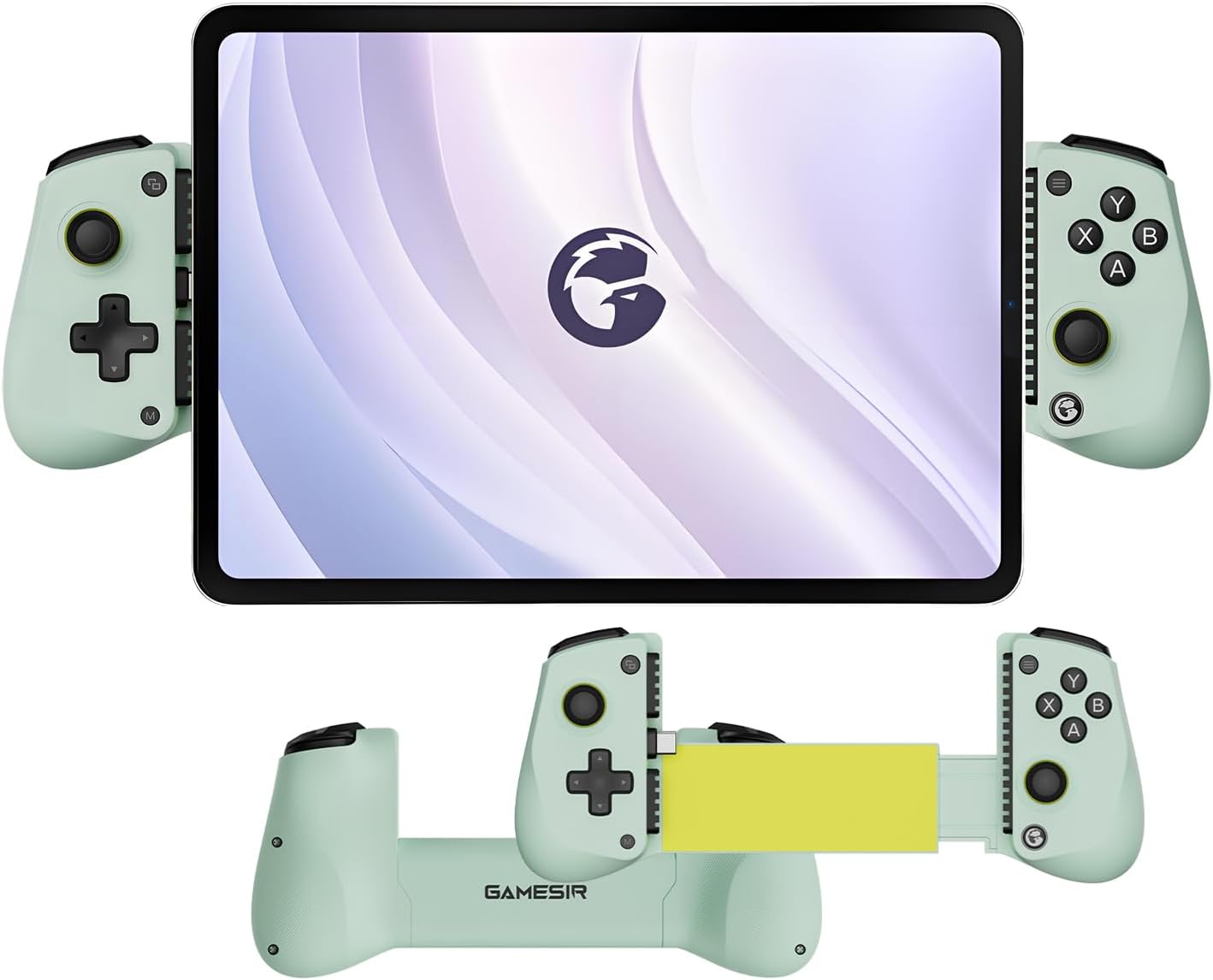 GameSir X5 Lite Type-C Mobile Gaming Controller for iPhone (USB-C), Android & HarmonyOS Phones,Lightweight Design, Hall Effect Sticks, Supports Radiator & Pass-Through Charging (Wasabi Cyan)