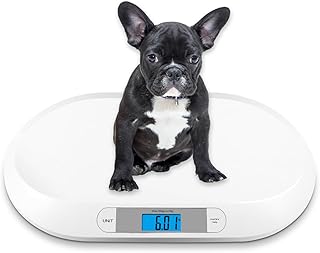 unipaws Digital pet Scale for Dogs Cats Babies. 44 Pound Capacity pounds Grams kilograms and ST:LB Weighing Units.0.01 lbs Accuracy