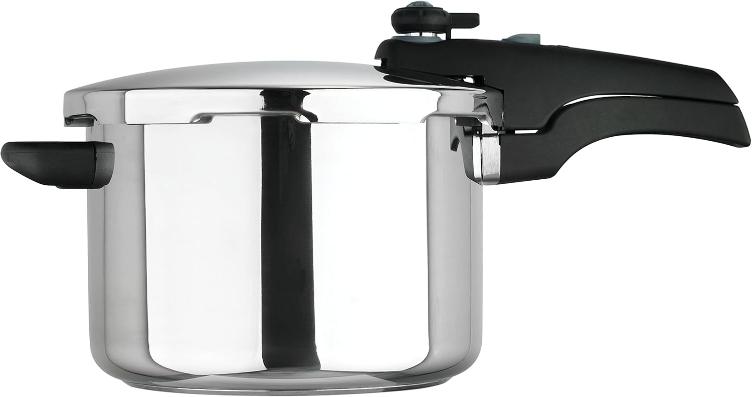 Prestige Smart Plus Stainless Steel Pressure Cooker, 6L