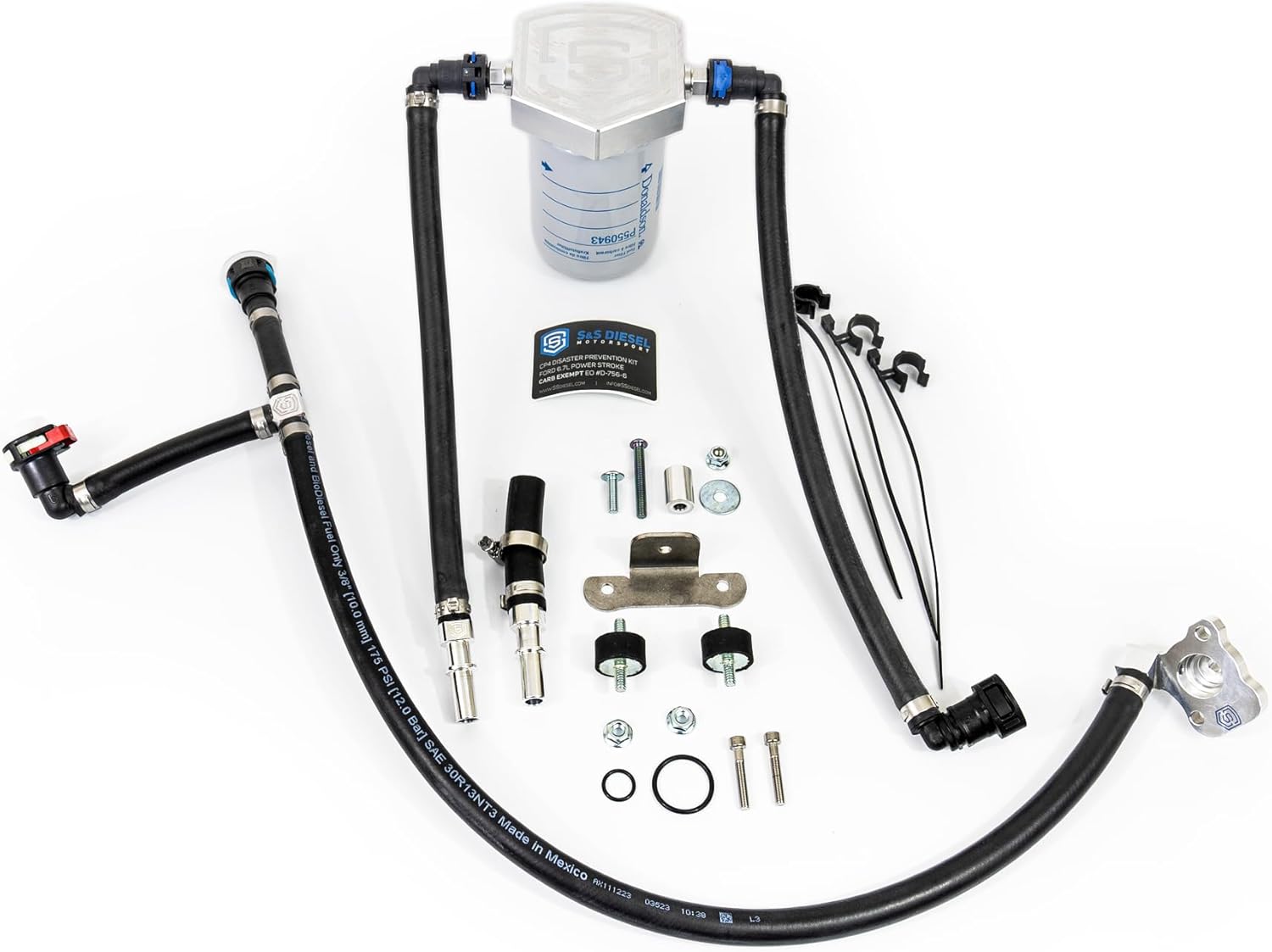 S&S Diesel Motorsport® Gen2.1 CP4.2 Disaster Prevention Kit Compatible with 2011+ 6.7 Powerstroke (CP4-6.7F-BP-G2.1)