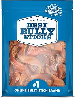 Best Bully Sticks Curly Bully Sticks - 5-6 Inch 12 Count (Pack of 1) - All-Natural, USA Baked and Packed, Easily Digestible, Limited Ingredient, Rawhide Alternative