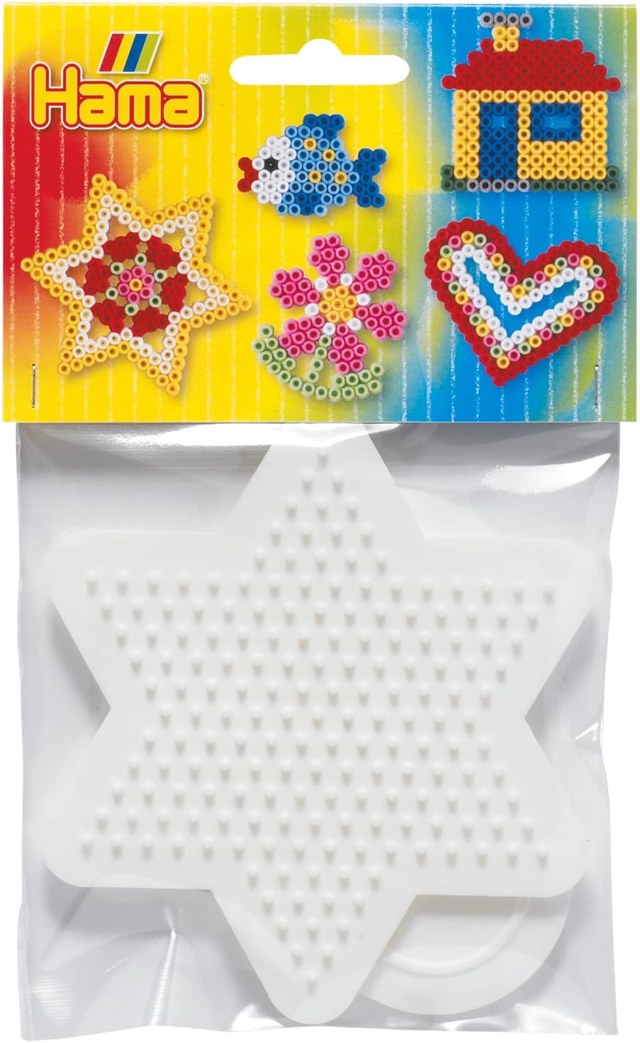Hama Beads Pegboard Bag Small Star/Heart