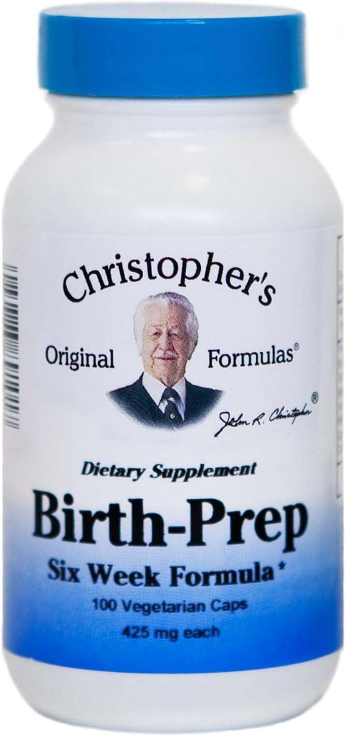 Christopher's Original Formulas Birth-Prep Capsules 100 ct - Herbal Blend for Expectant Mothers - Supports Natural Preparation for Childbirth