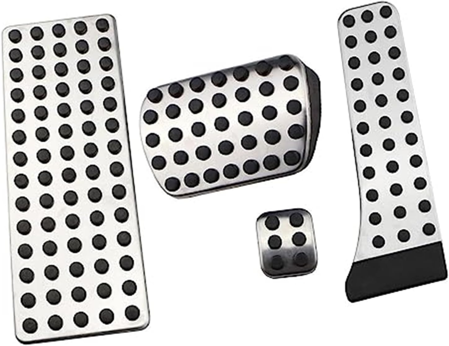 For Mercedes-Benz, W124 W202 W203 W140 W208 W210 W211 W220 R170 R171 R-Class Car Gas Brake Clutch Pedal Pad Cover Accessories Foot Pedal Cover Car pedals(Black 1 PC REST PEDAL)