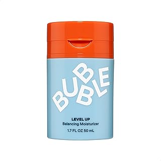 Bubble Skincare Level Up Balancing Face Moisturizer - Hydrating Gel Moisturizer Formulated with Zinc PCA + Niacinamide for Improved Texture & Radiance - Skin Care for Oily or Combination Skin (50ml)