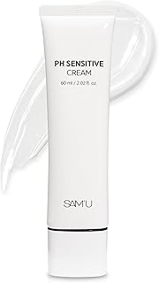 SAM’U PH Sensitive Cream | Hydrating Face Moisturizer for Men & Women | Korean Moisturizer Face Cream w/Ceramides | Daily Face Moisturizer for Sensitive & Dry Skin (2.02 Fl. Oz.)