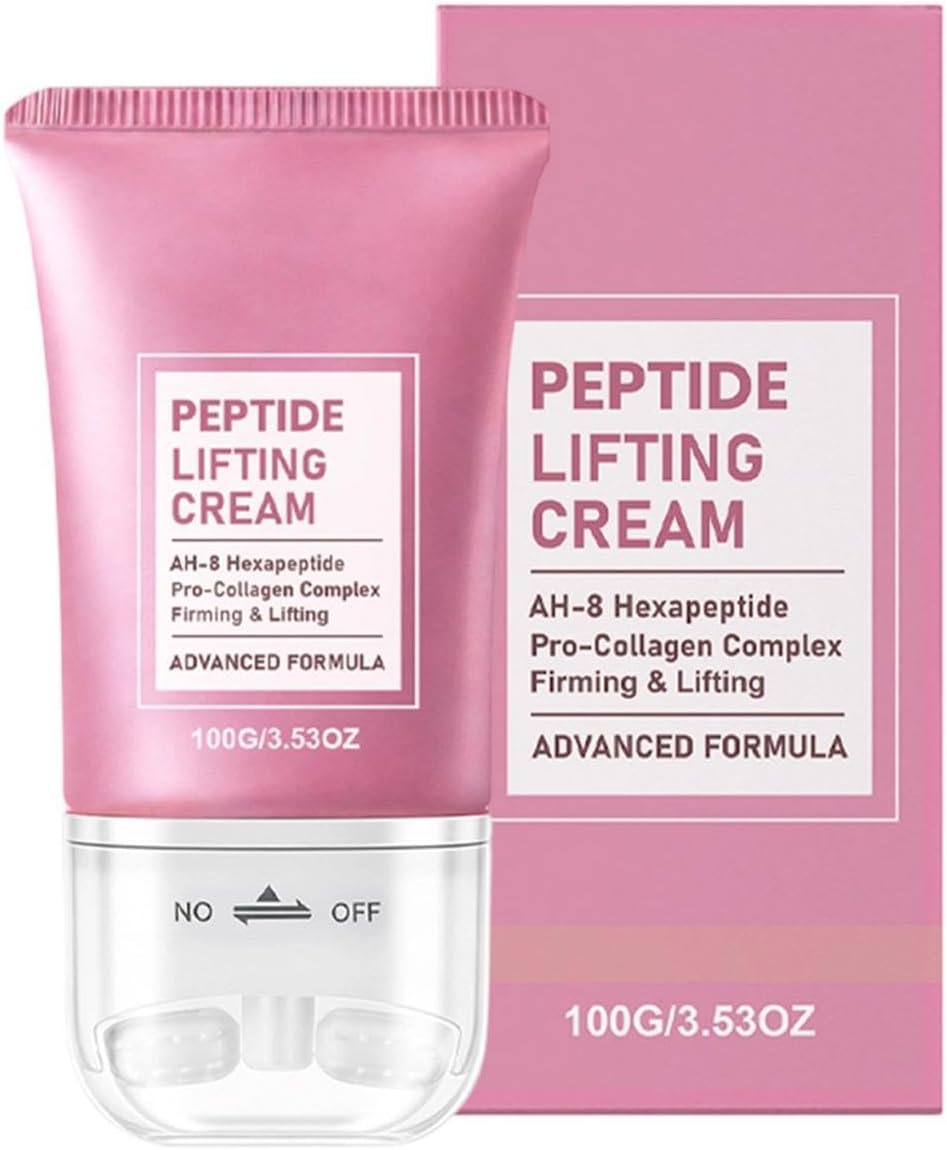 Peptide Lifting And F Irming Cream, Quick Absorption Formula, 100g, Neck Cream, Face Moisturizer, Lightweight And Fast Absorbing, For A Smoother, More Youthful Appearance At Home, Or Travel