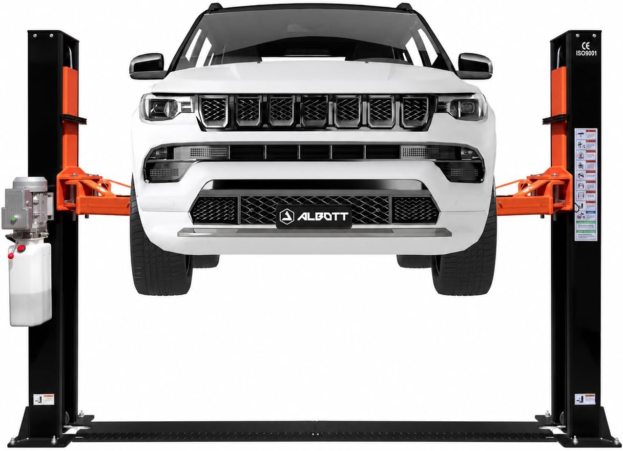 Albott 10000 lb 2 Post Car Lift, 4HP Hydraulic Auto Truck Hoist