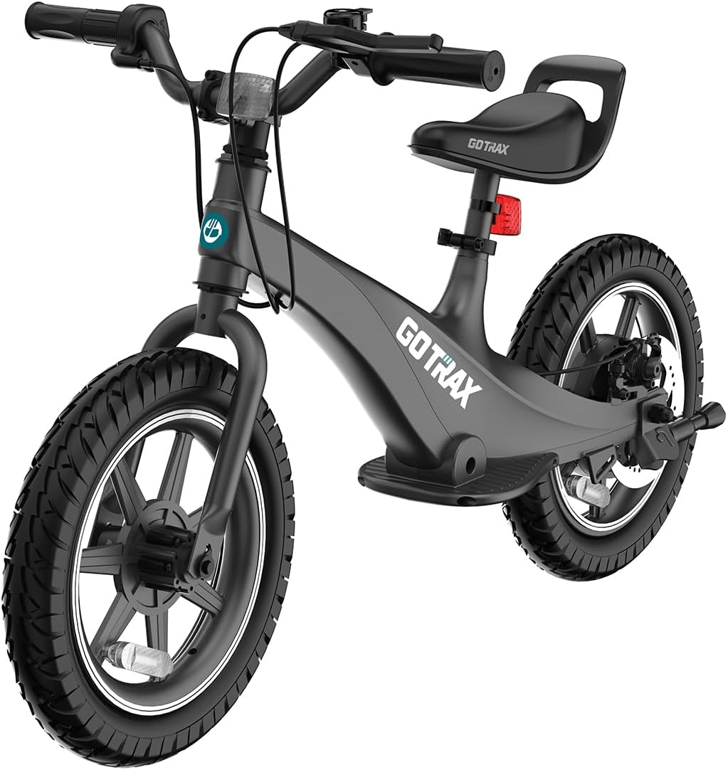 Gotrax Electric Balance Bike for Kid, 14" Pneumatic Tire, Max 15.5Miles and 36V 250W Kids' Balance Bikes and Adjustable Seat, Electric Motorcycle for Boys & Girls 5-7 Year Old