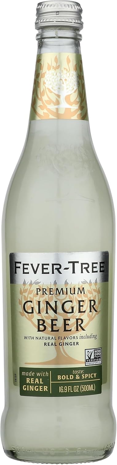 Fever-Tree Ginger Beer, Premium, 16.9 Fl Oz (Pack of 6)