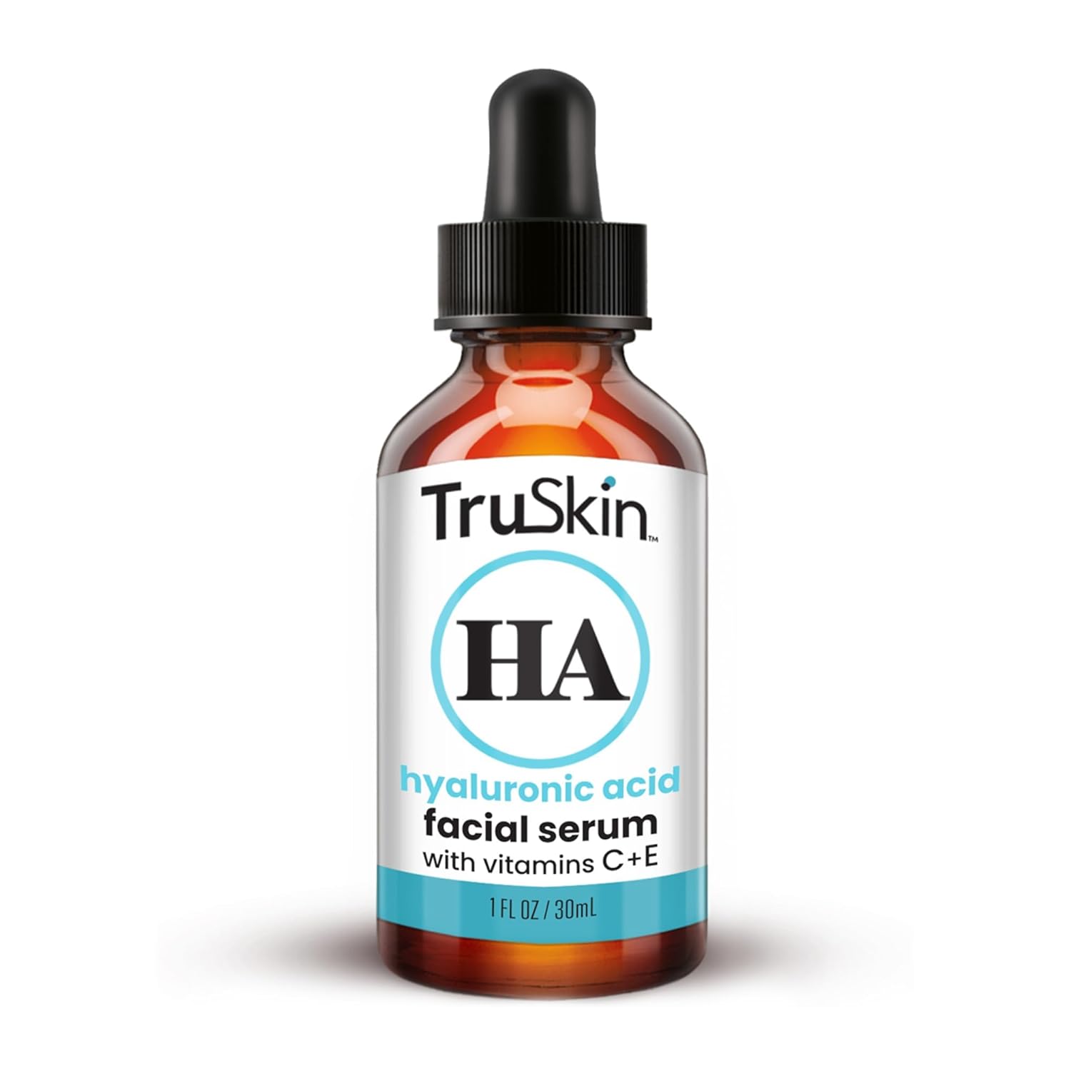 TruSkin Hyaluronic Acid Serum for Face + 7 Ultra Hydrating Ingredients – Best Face Serum for Moisturizing, Plumping Skin & Smoothing the Look of Fine Lines, 1 fl oz