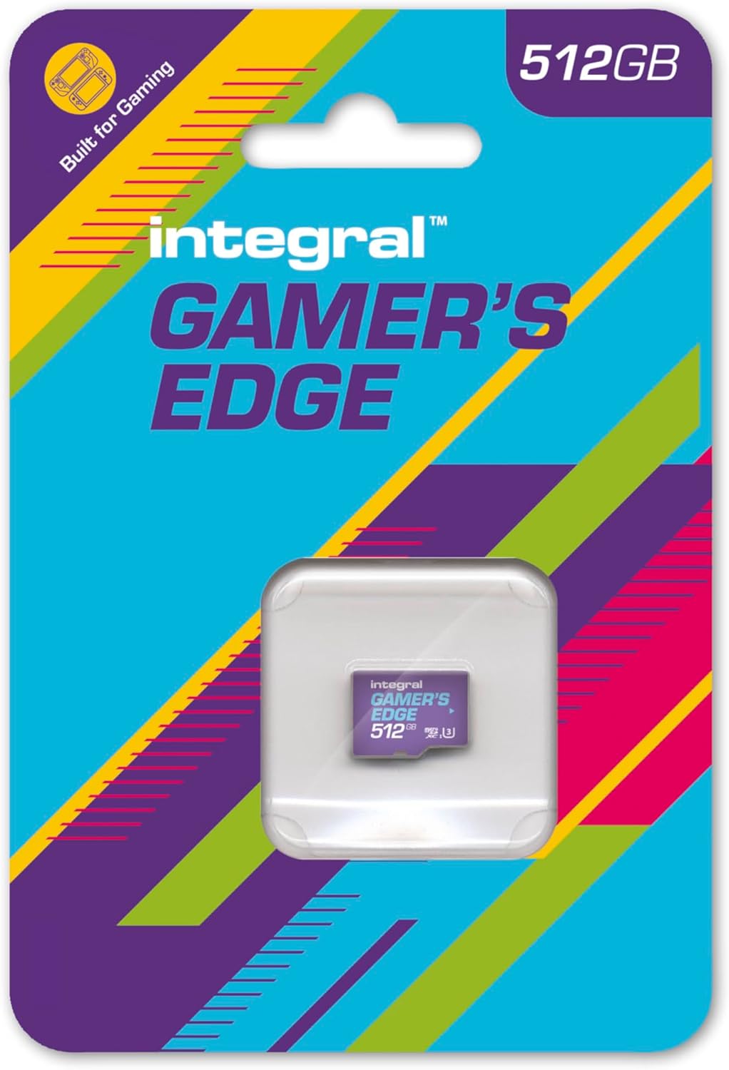 Integral 512GB Gamer's Edge Micro SD Card The Valve Steam Deck And Nintendo Switch, Switch Lite & Switch OLED - Load & Save Games Fast, Store Games, DLC & Save Data, Built To Give You The Edge