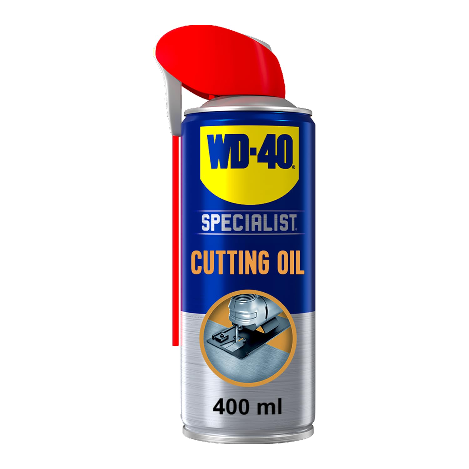 Cutting Oil by WD-40 Specialist - Reduces Heat and Damage to Extend the Life of Your Cutting and Drilling Equipment by Reducing Heat and Friction - Smart Straw Narrow, Wide and 360 Spray - 400 ml