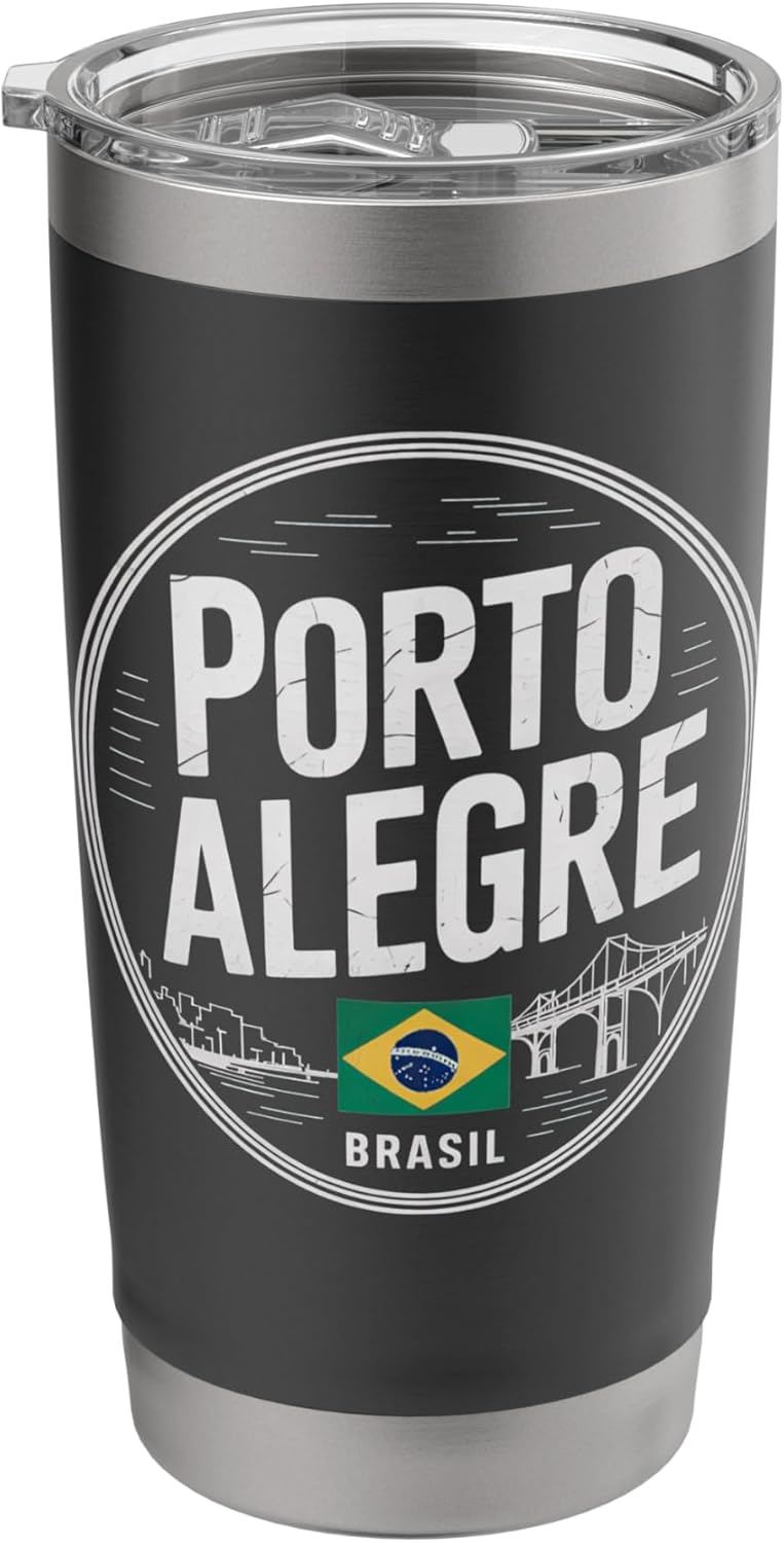 Porto Alegre Brasil City Travel Brasil Journey Stainless Steel Insulated Tumbler