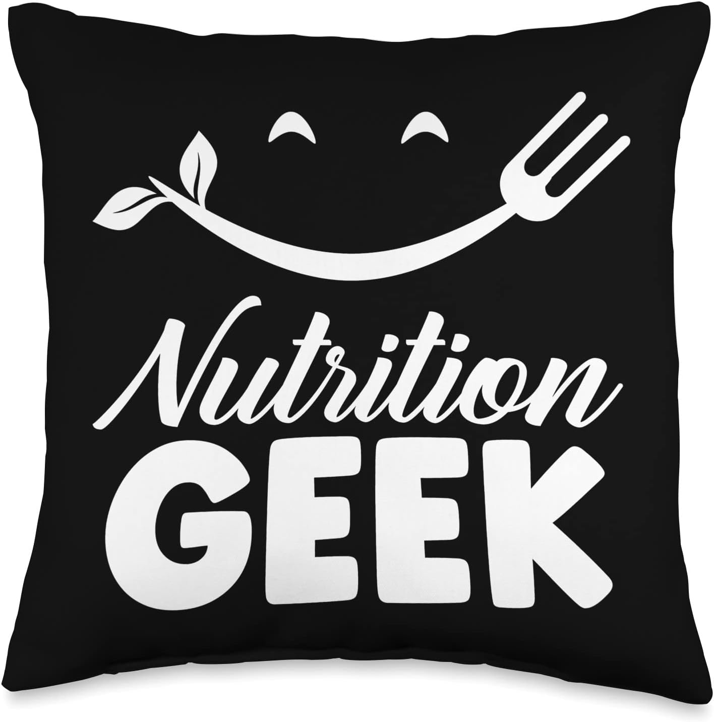 Nutrition Geek Job Dietitian Nutritionist Sayings Throw Pillow