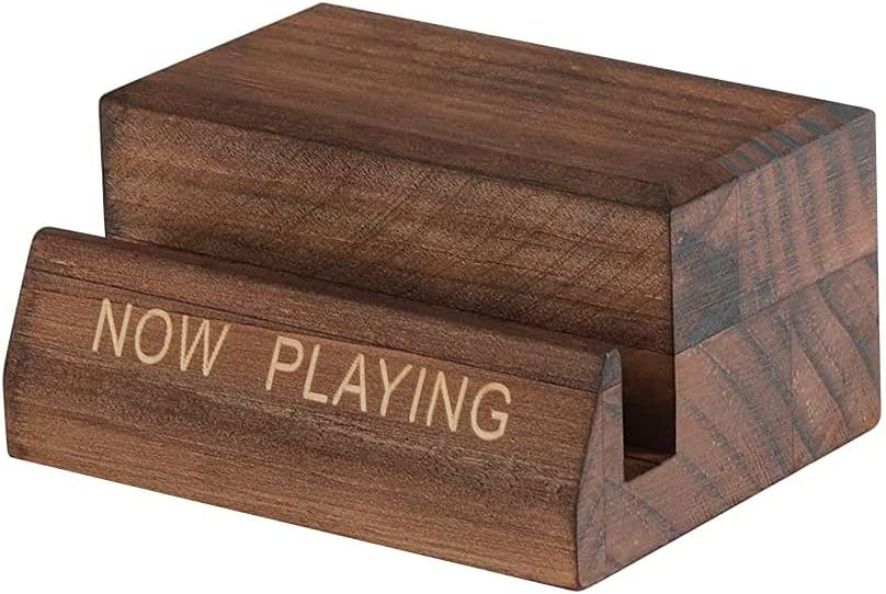 Vinyl Record Holder Display Stand - Showcase Your Now Playing Album Cover - Minimalistic & Elegant Holder Design- Compatible with All CDs & LPs