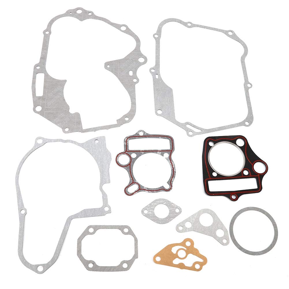 Akozon Pit Bike Gasket Set, Engine Cylinder Head Stator Clutch Intake Gasket Seal Set, Fit for 1P52FMH Engine of Chinese ATVs, Dirtbike, Go Karts, for Taotao Engines