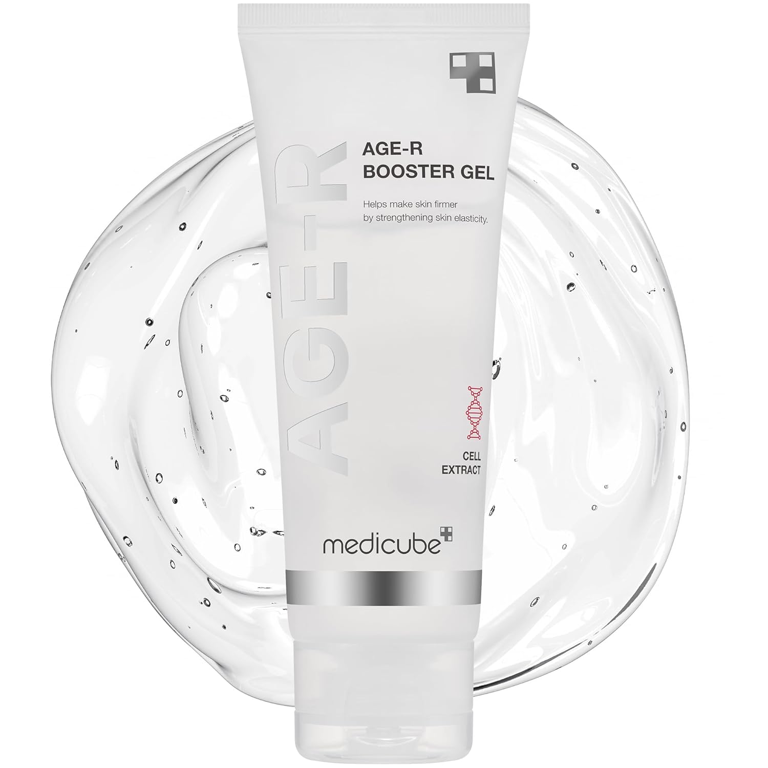 Medicube Age-R Booster Gel Serum for Skin Care Devices - Moisturizing and Nourishing Facial Serum with Plant Stem Cell Extract, Hyaluronic Acid, Collagen - Hypoallergenic Korean Skin Care