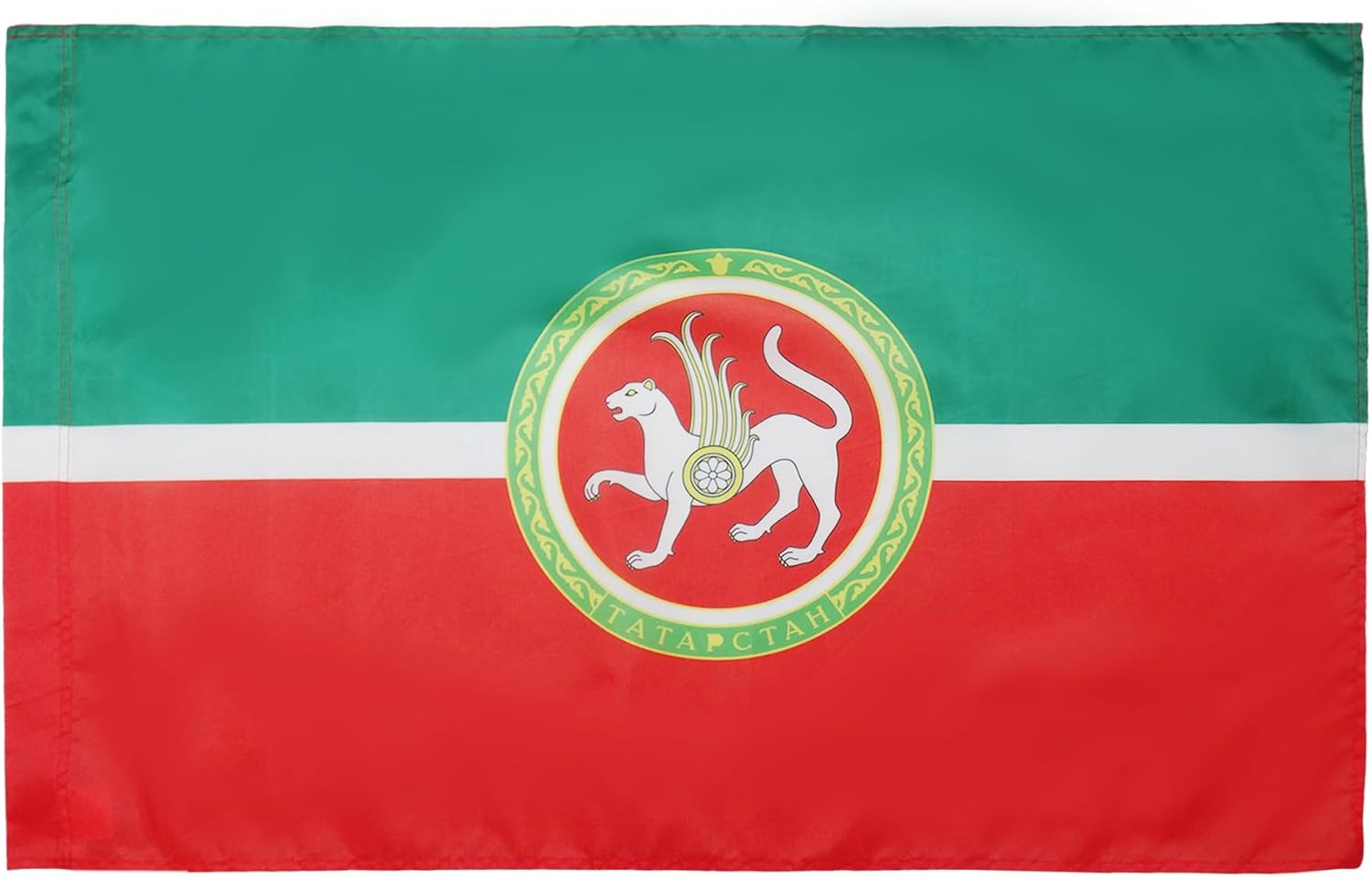 AZ FLAG Republic of Tatarstan Flag 3' x 5' for a Pole - Tatar Flags 90 x 150 cm - Banner 3x5 ft with Hole