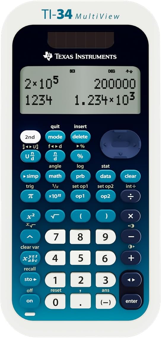 Texas Instruments TI-34 MultiView Scientific Calculator