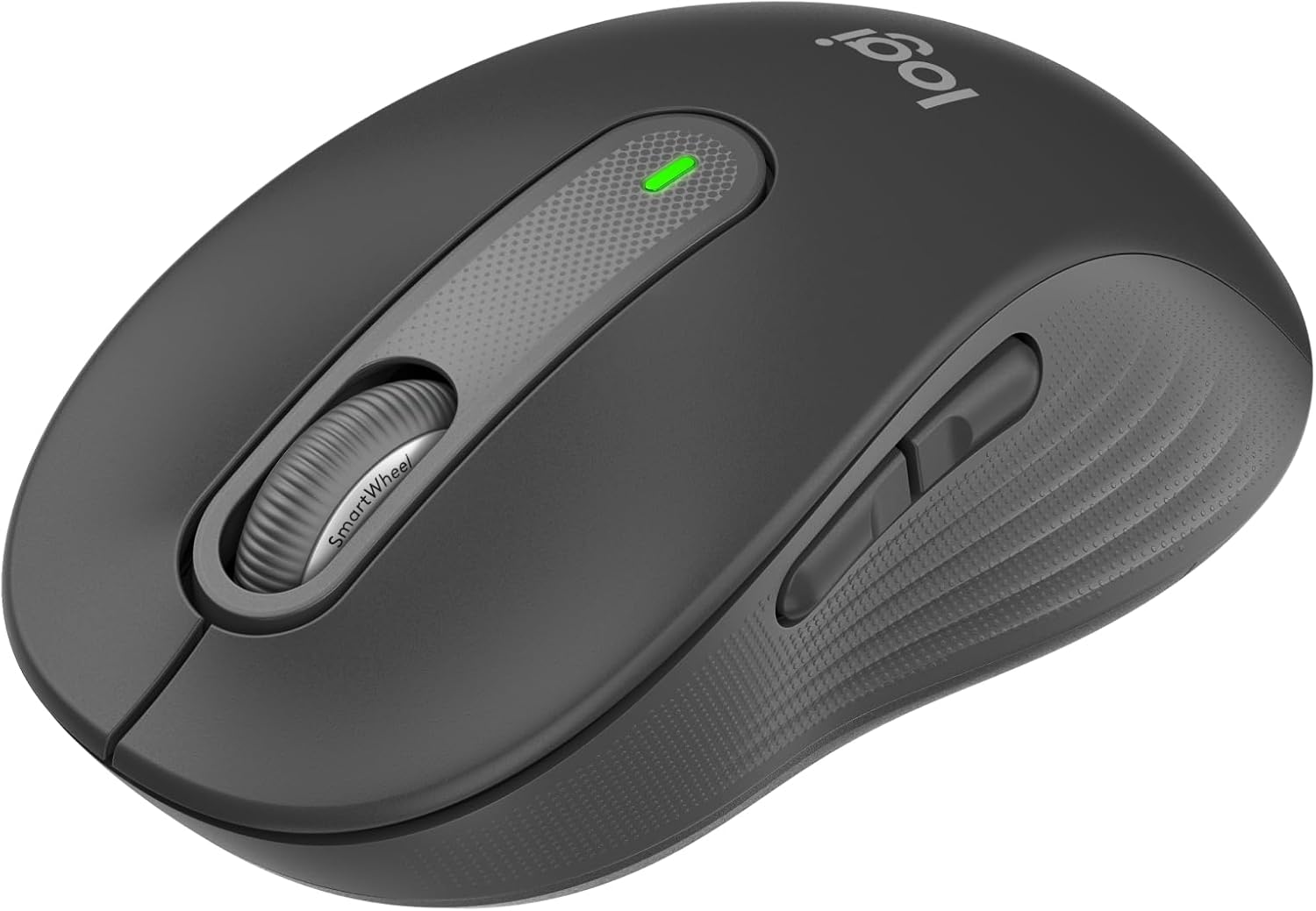 Logitech Signature M650 Wireless Mouse - For Small to Medium Sized Hands, 2-Year Battery, Silent Clicks, Customisable Side Buttons, Bluetooth, for PC/Mac/Multi-Device/Chromebook - Graphite