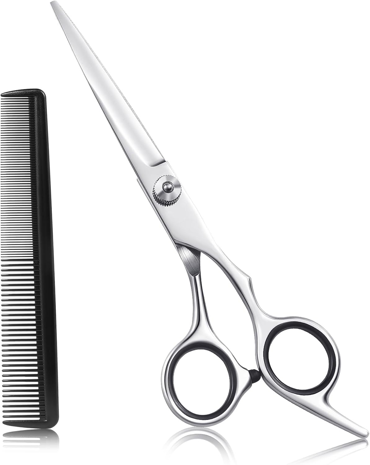 Hair Cutting Scissors, 6.5" Stainless Steel Barber Haircut Shears for Men/Woman, Professional Trimming Scissors Kit for Salon and Home Use, Sharp Edge for Precise Cutting