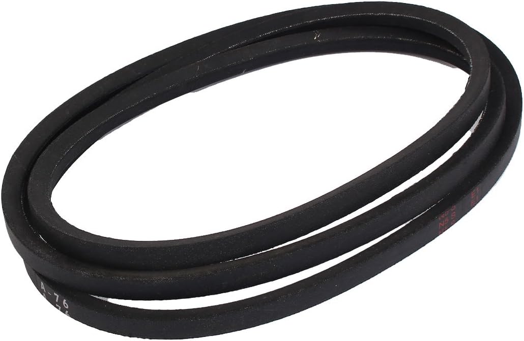 uxcell A76 Drive V-Belts 76" Pitch Length 13mm Width 8mm Thick JIS Standard A-Section Rubber Drive Transmission Belt