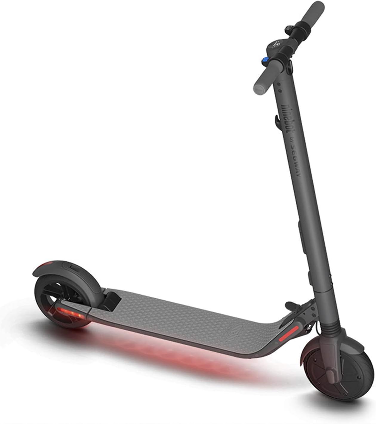 Segway Ninebot ES2 Electric Kick Scooter, Lightweight and Foldable, Upgraded Motor Power, Dark Grey Large