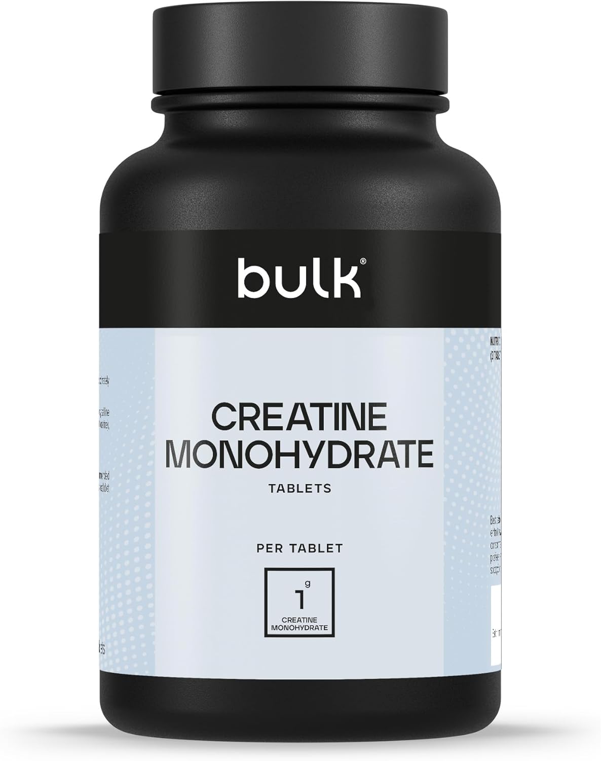 Bulk Creatine Monohydrate Tablets, 1000 mg Per Serving, Pack of 90, 30 Servings, Packaging May Vary