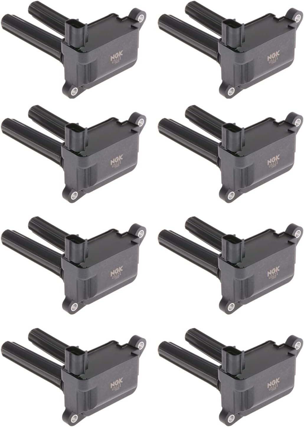 NGK Distributorless Set of 8 Ignition Coils on Plug For Chrysler Dodge Jeep Ram