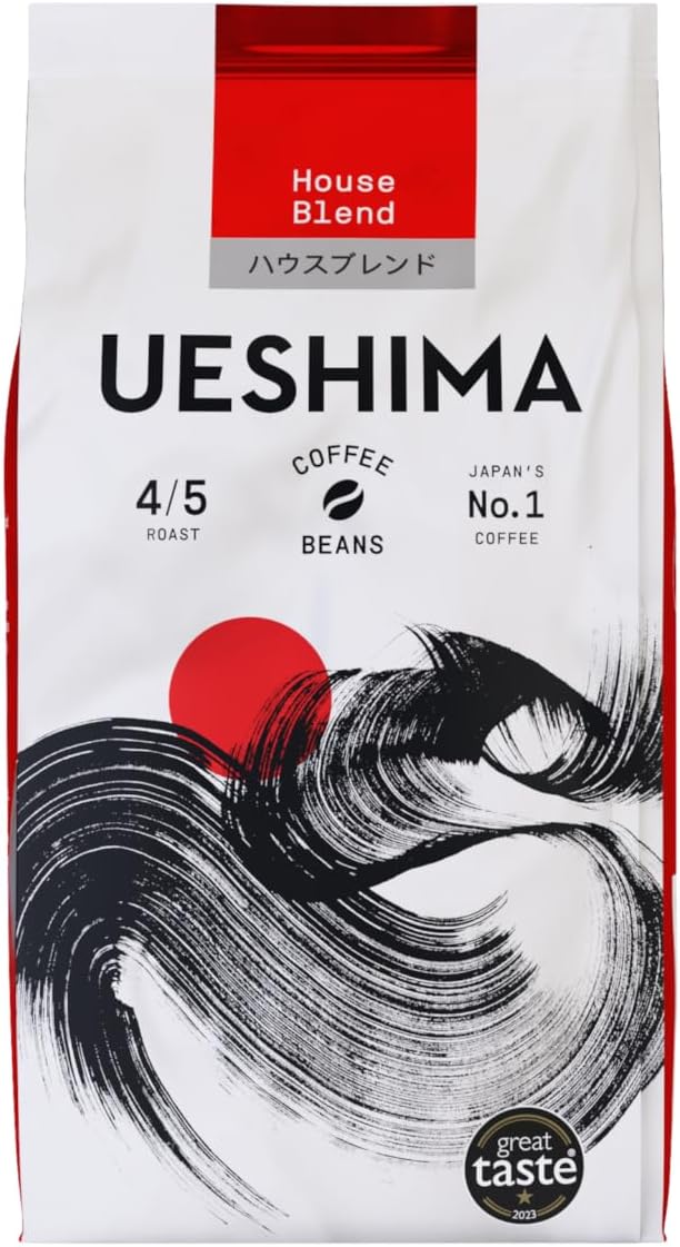 Ueshima House Blend Coffee Beans 200g (Pack of 6)