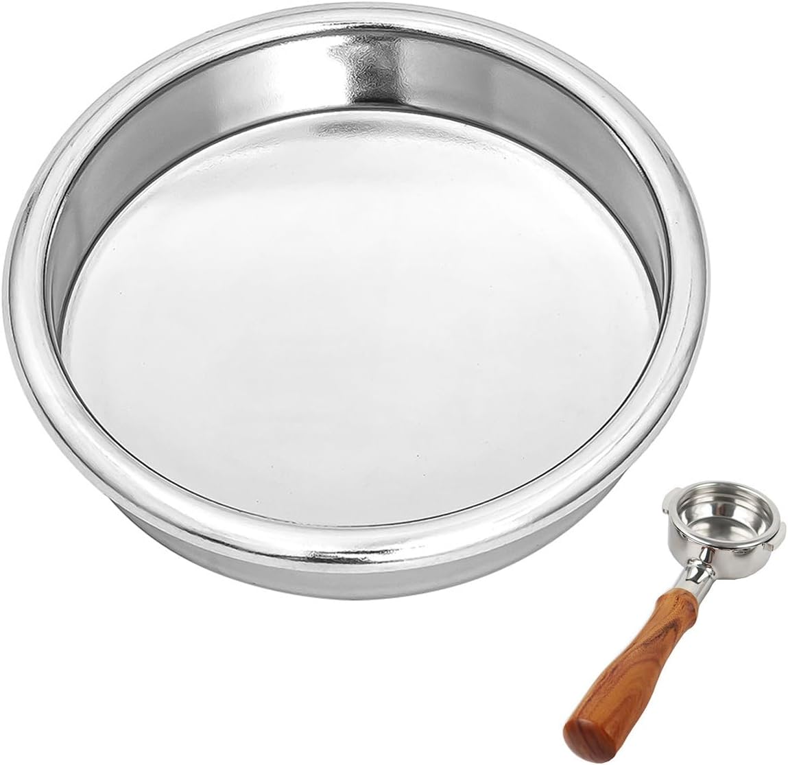 58mm Blind Filter - Stainless Steel Backflush Insert Disc, Heavy-Duty Rustproof Cleaning Disc for Breville & Gaggia Classic Espresso Machines - Compact & Lightweight Coffee Machine Accessories