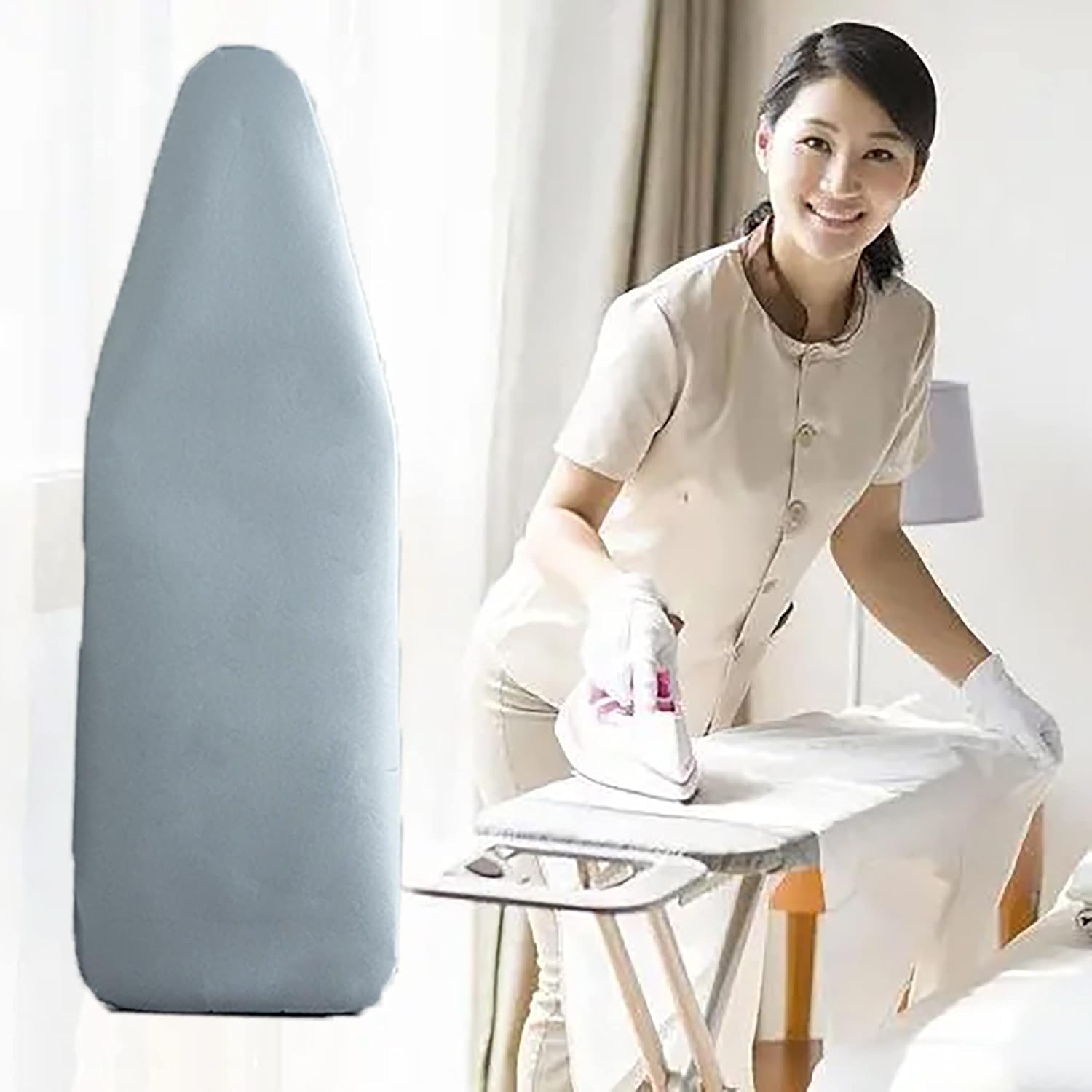 Ironing Board Cover,Extra Thick Heavy Duty Ironing Board Cover and Pad,Iron Cover Replacement Ironing Board Cover with Silver Coating,Replacement Iron Board Padded Covers, and Sizes (Co