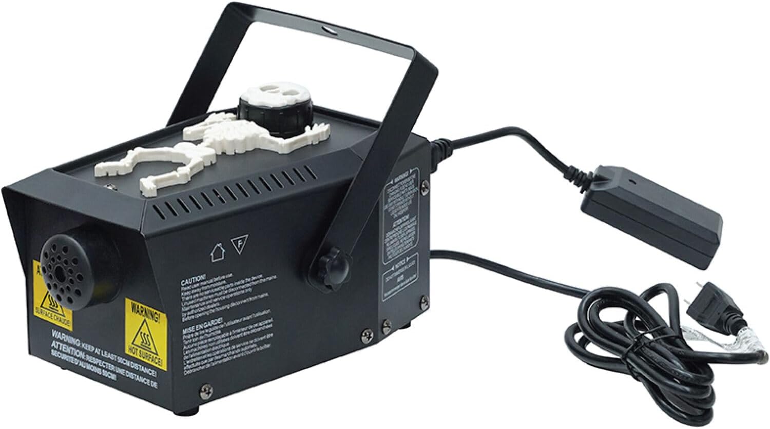 Haunted Hill Farm Fog Machine, Mini Small Low Lying Portable Indoor Smoke Machine with Remote for Halloween Animatronics & Parties