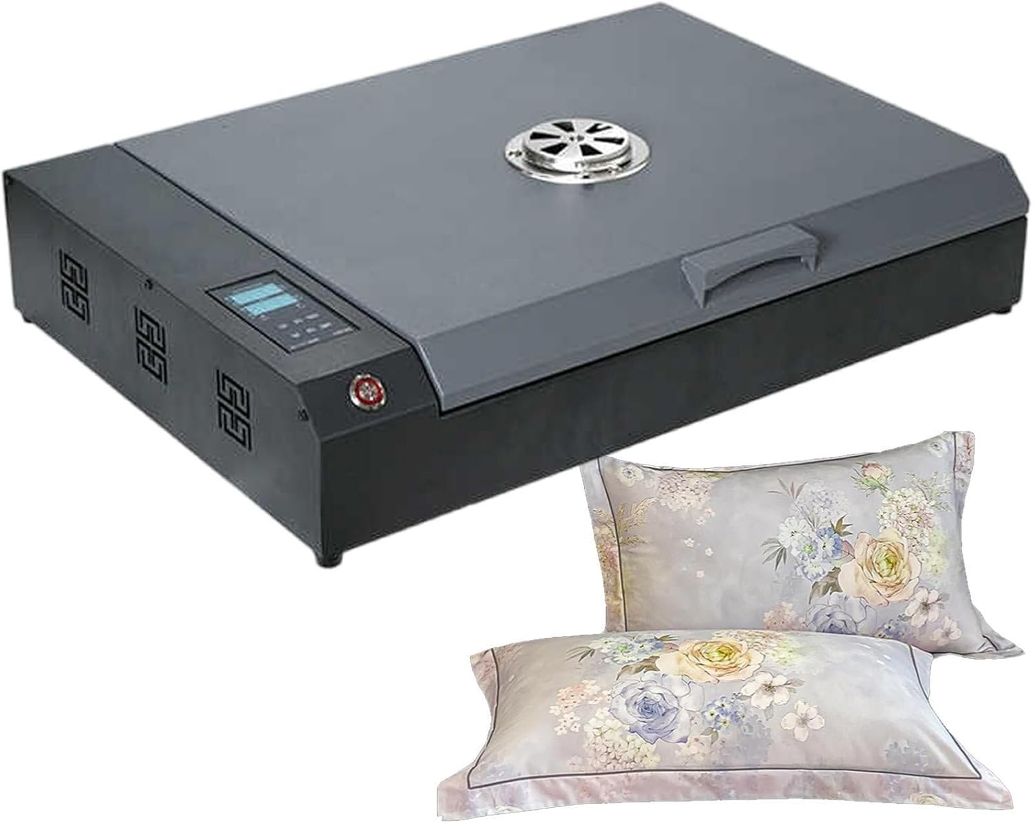 DTF Heating Furnace, A3 Digital Display Pillow Logo Curing Transfer Equipment Double Heating, Suitable for Food and Beverage Factory 930 W