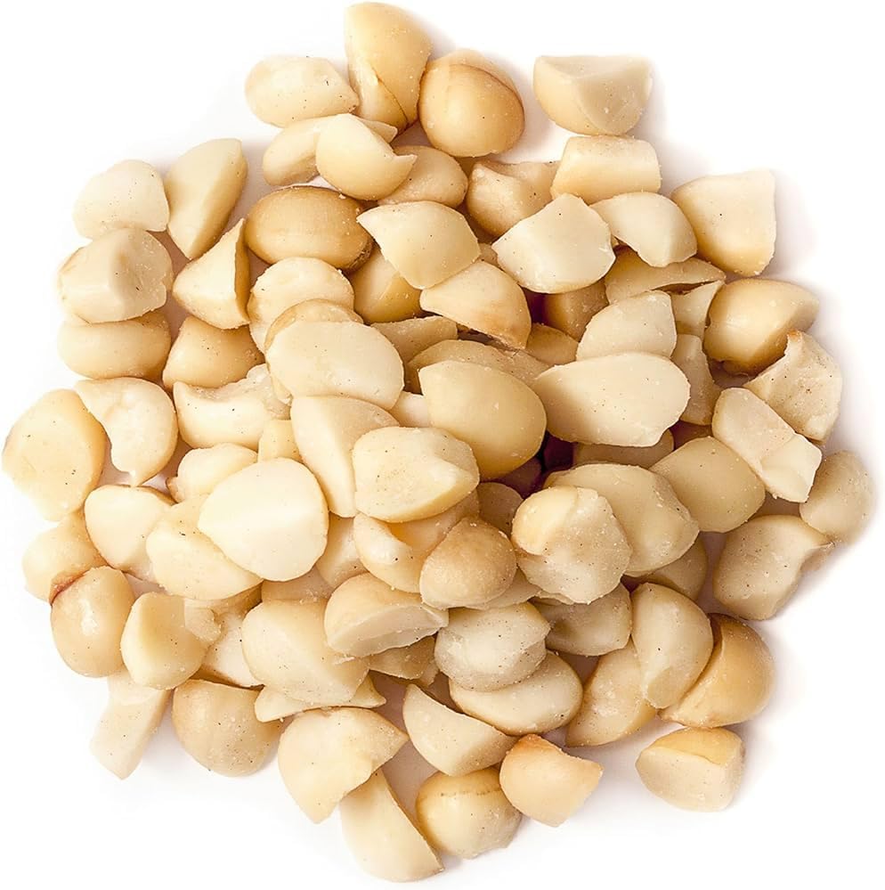 Macadamia Nuts 1kg – Broken Macadamias Halves & Pieces – Nut Small Large Piece Whole Fresh Natural Raw Bulk Crushed for Snacking Baking Cooking No Irradiation Unsalted (Packaging May Vary) PURIMA
