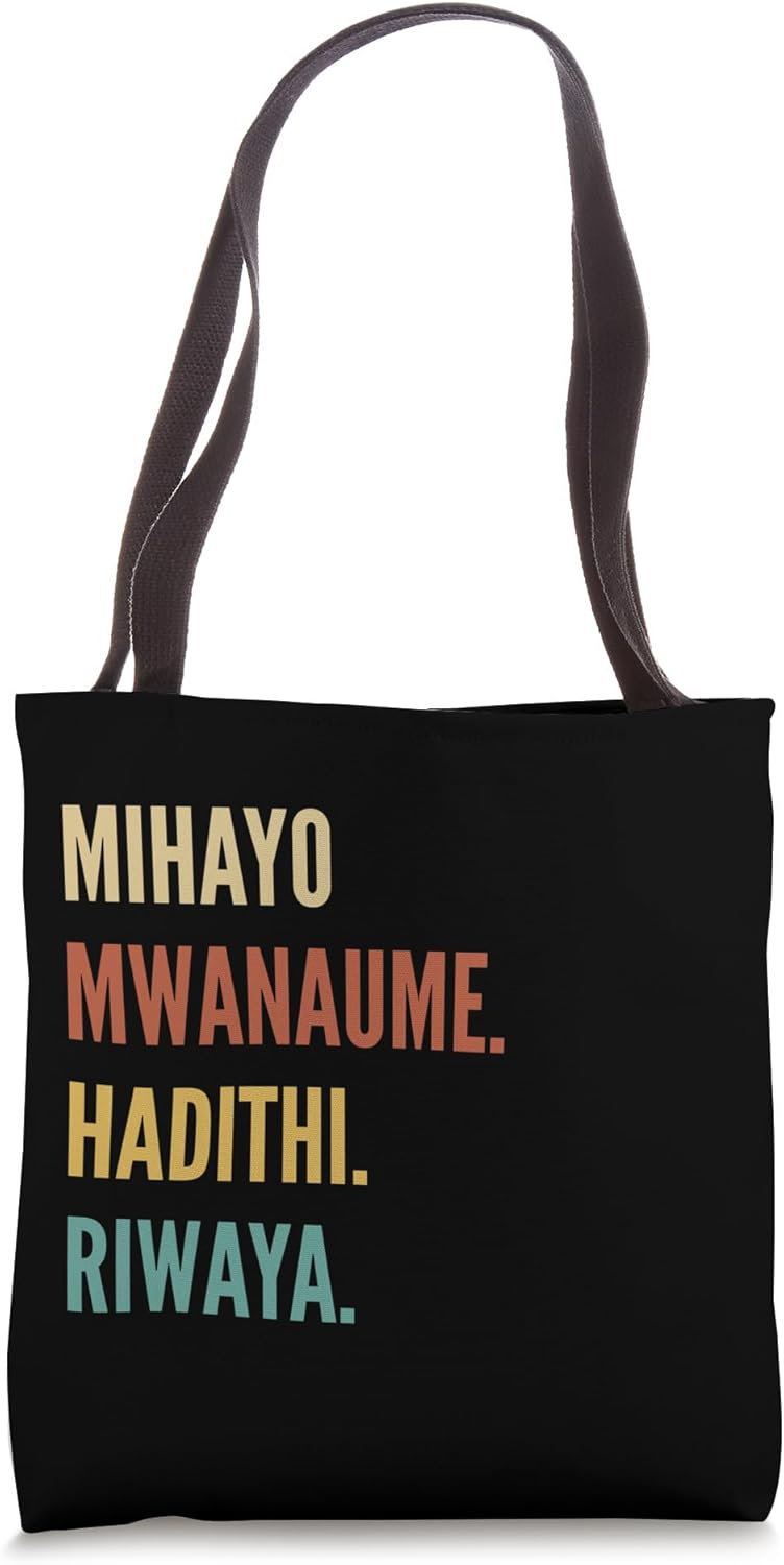 Funny Swahili First Name Design - Mihayo Tote Bag