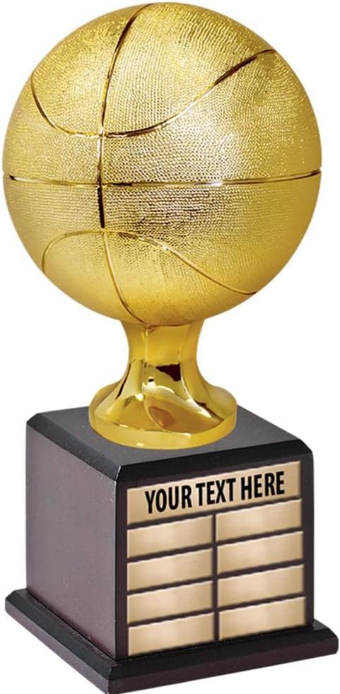 Jumbo Championship Basketball Custom Perpetual Award