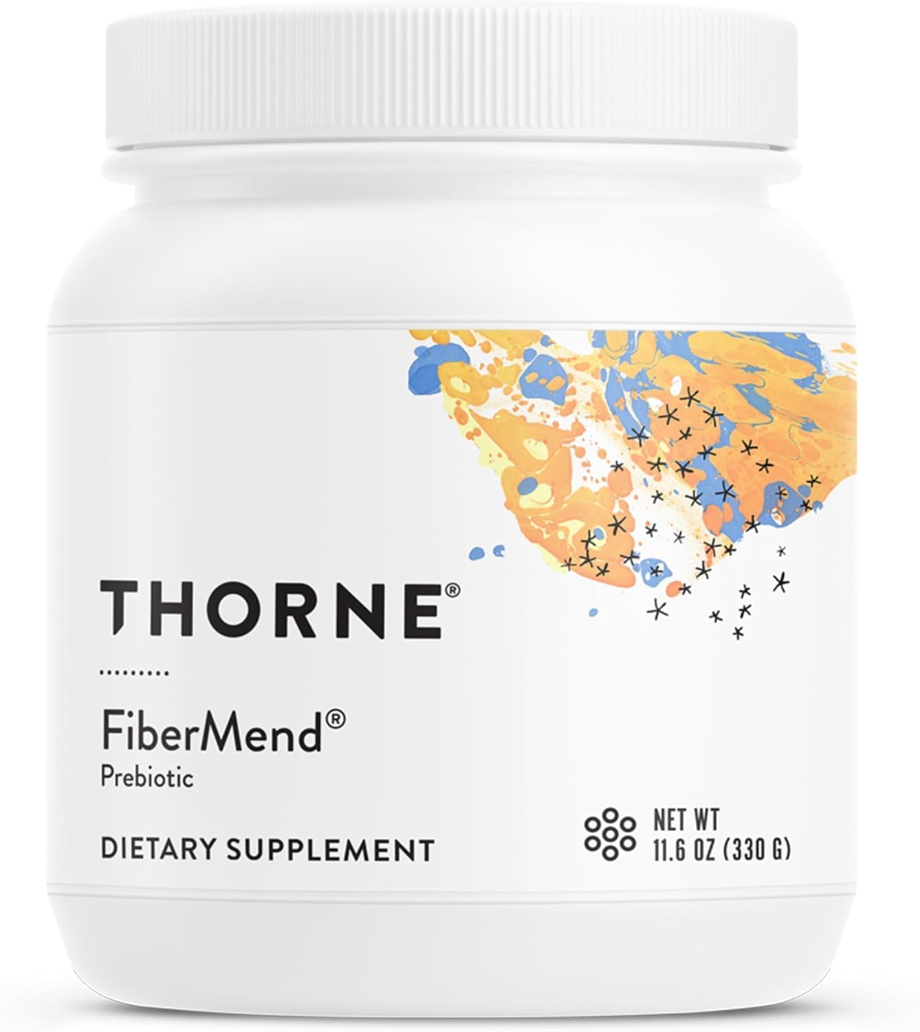 THORNE FiberMend - Prebiotic Fiber Powder to Help Maintain Regularity and Balanced GI Flora* - 11.6 Oz