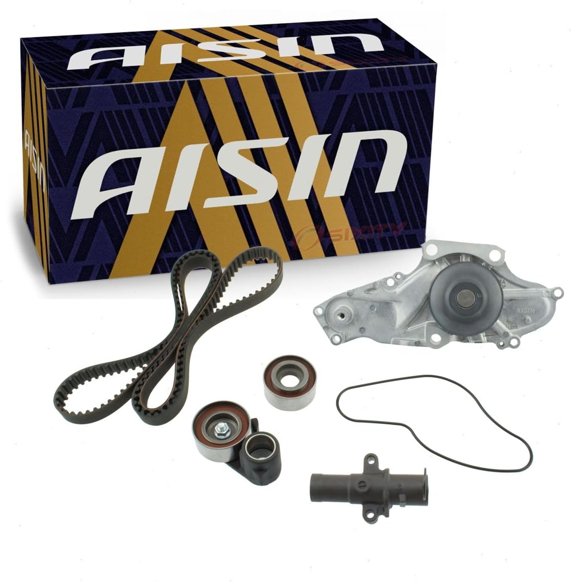 AISIN Timing Belt Kit with Water Pump compatible with Honda Pilot 3.5L V6 2005-2022