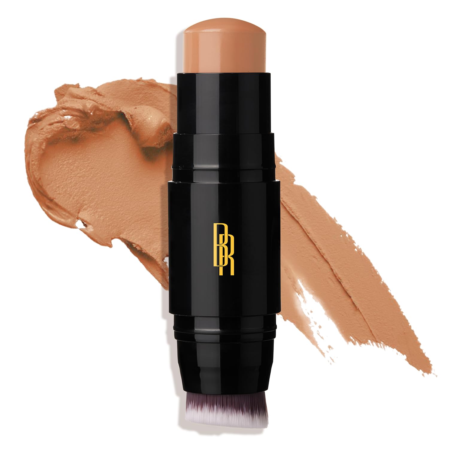 Black Radiance Color Perfect Foundation Stick with Soft Brush Applicator Duo – Buildable, Blendable Versatile Pigment-Rich Formula - Bronze Glow