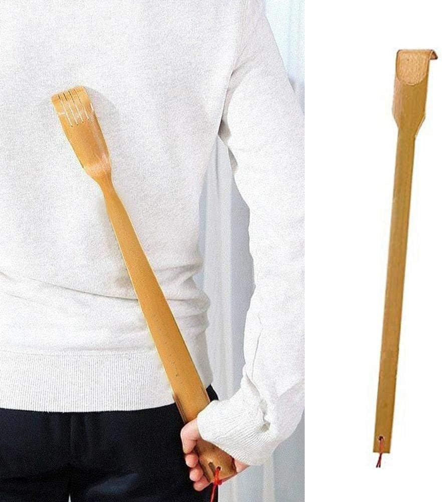 Back Scratcher, Bamboo Long Handle Back Scratcher for Men and Women, Instant Relief from Itching Body Relaxation, Gift for Mum Dad