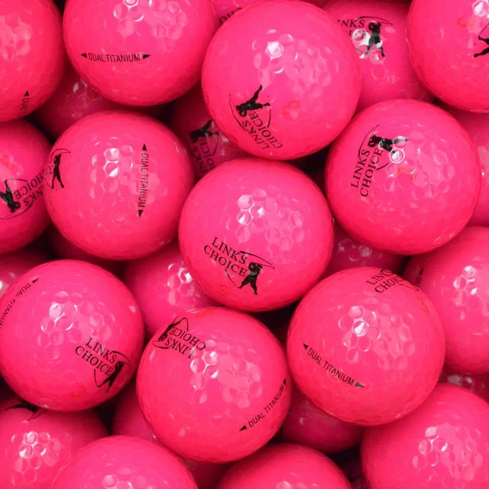 Links Choice High-Visibility Coloured Optic Golf Balls - Enhanced Visibility