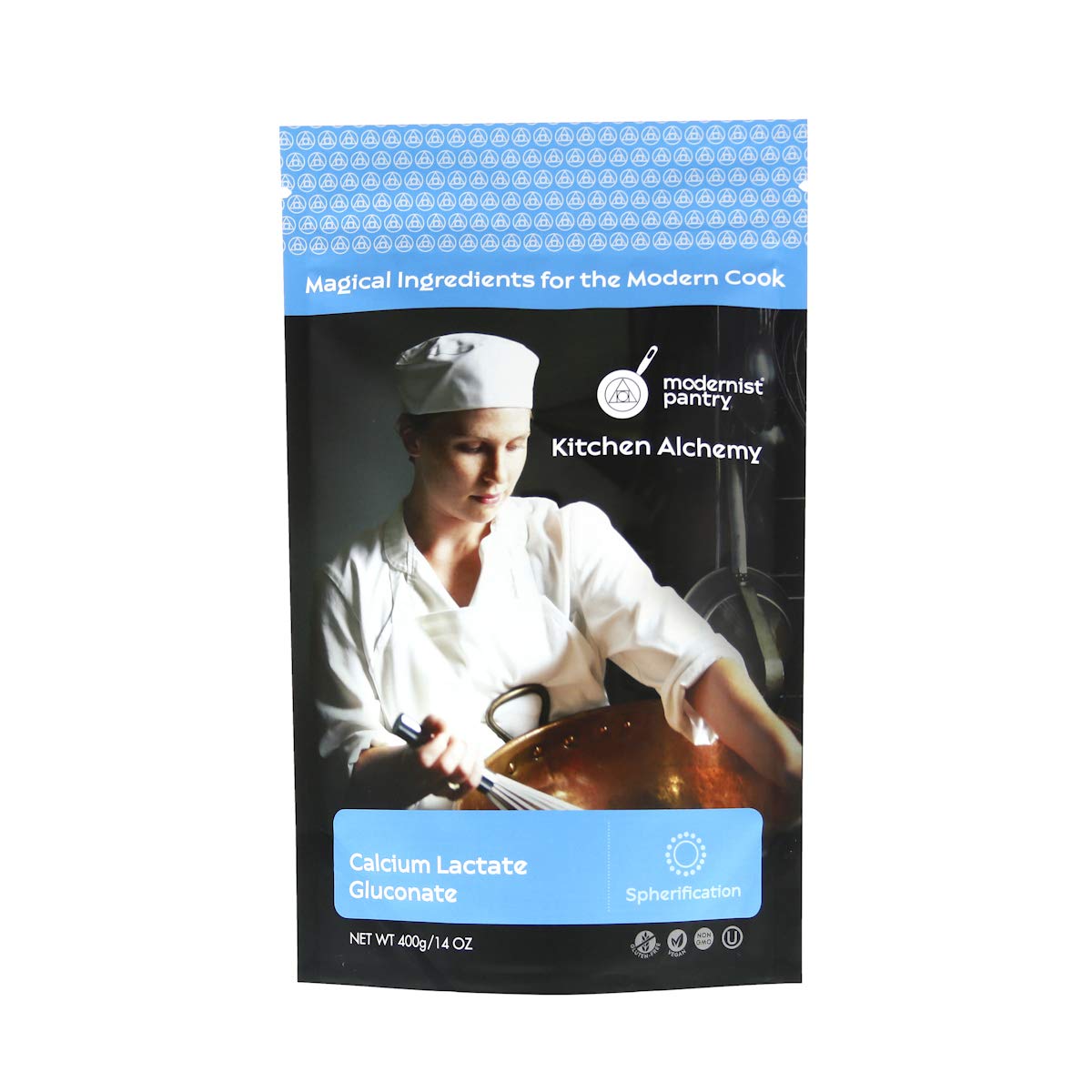 Pure Calcium Lactate Gluconate Vegan OU Kosher Certified - 400g/14oz