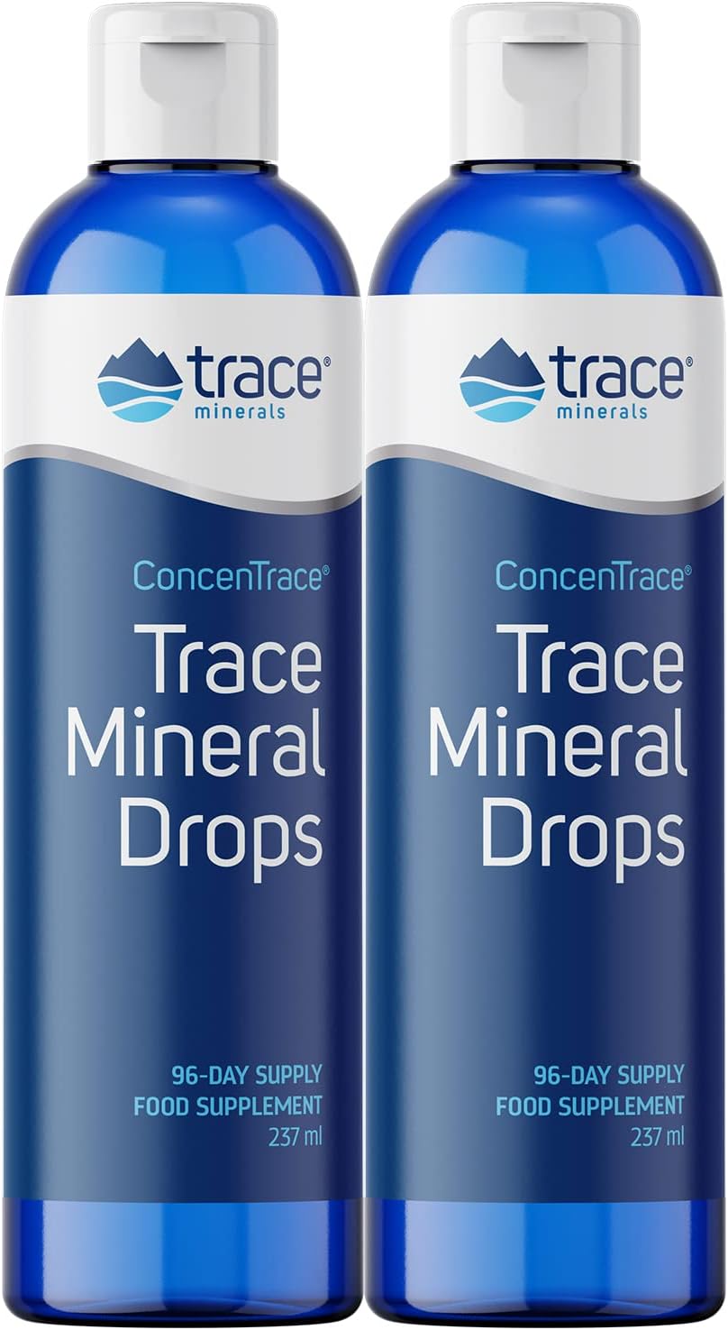 Trace Minerals ConcenTrace Trace Mineral Drops (237 ml) (237ml Pack of 2)